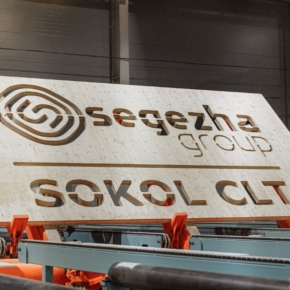 Segezha Group launched the first industrial production line for CLT panels in Russia