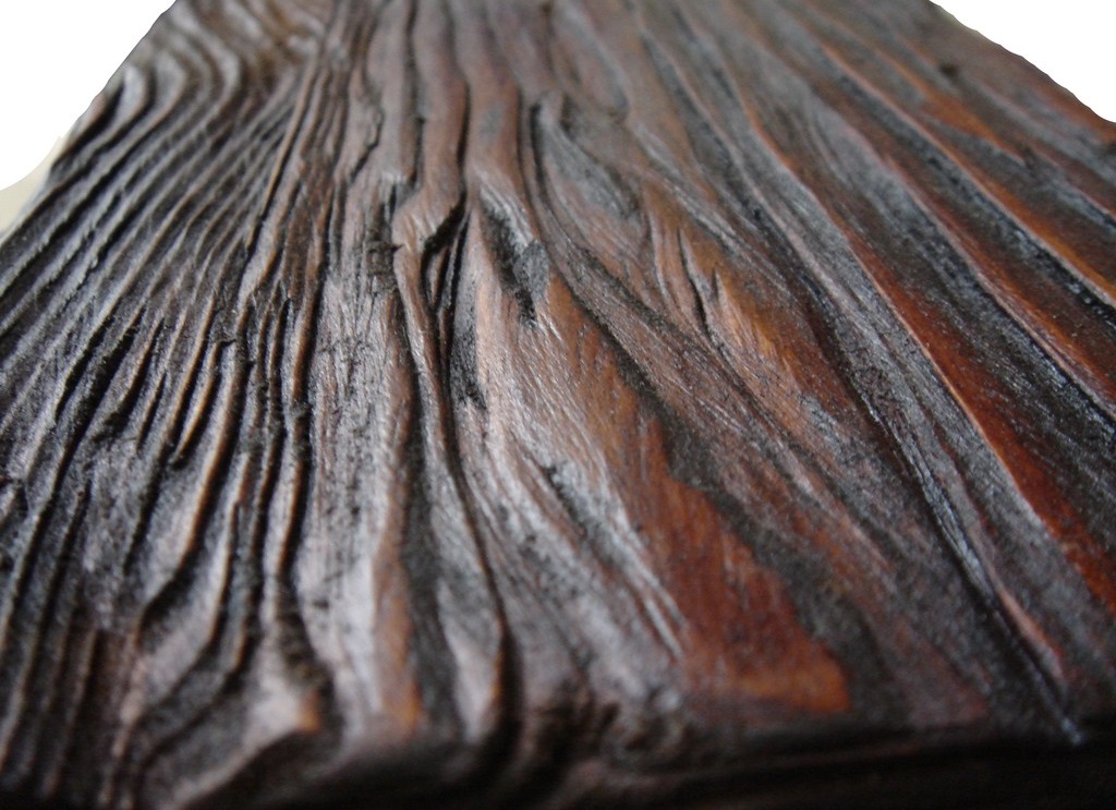 брашированная древесина фото