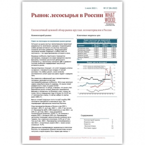 Рынок лесосырья в России 06-2022: на внутреннем рынке рухнул спрос на лесосырье