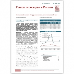 Рынок лесосырья в России 11-2023: рост цен на круглые лесоматериалы ускорился в ноябре